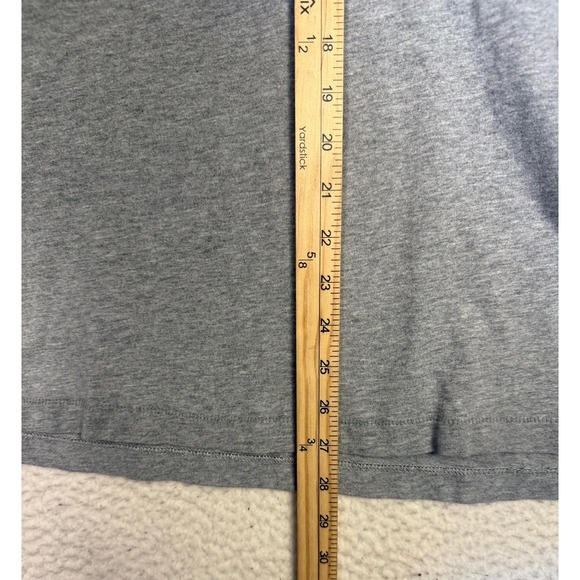 Abercrombie & Fitch Shirt Mens XL Gray Muscle Fit Logo Long Sleeve Tee Crewneck - Picture 5 of 6